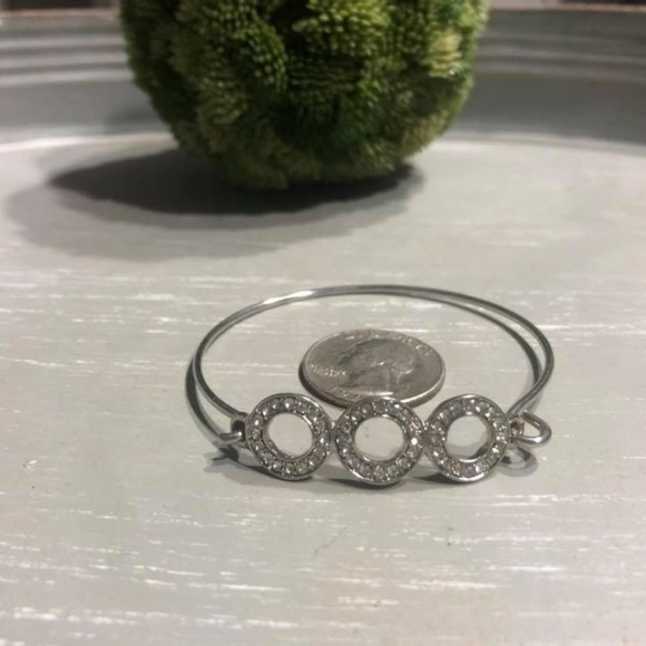 Circle Rhinestone Bangle - Picture 3 of 4